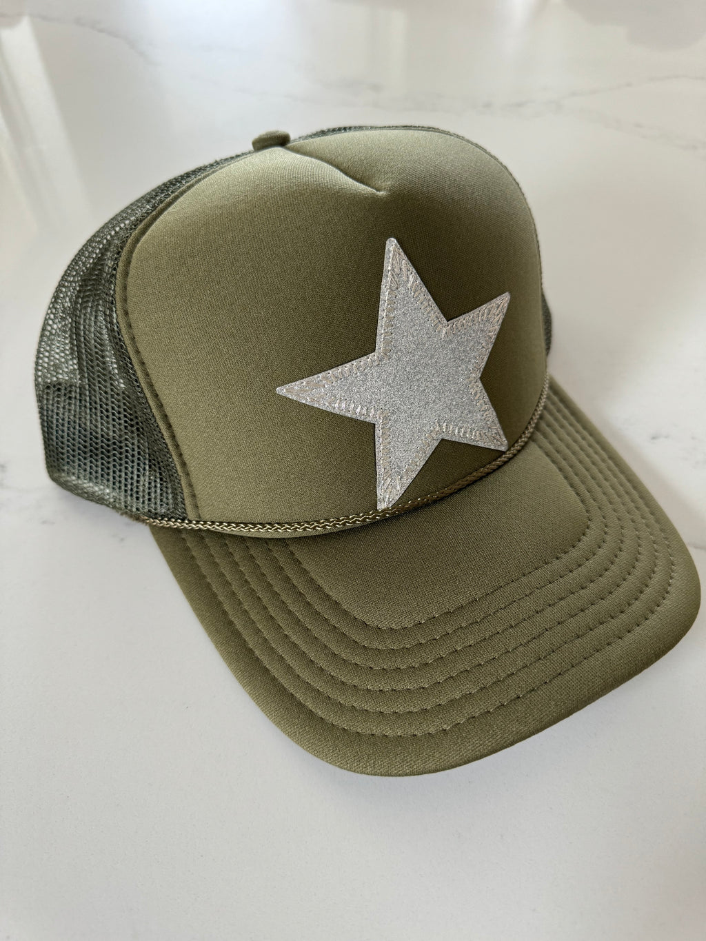 Green Silver Star Hat