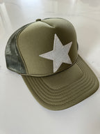 Green Silver Star Hat