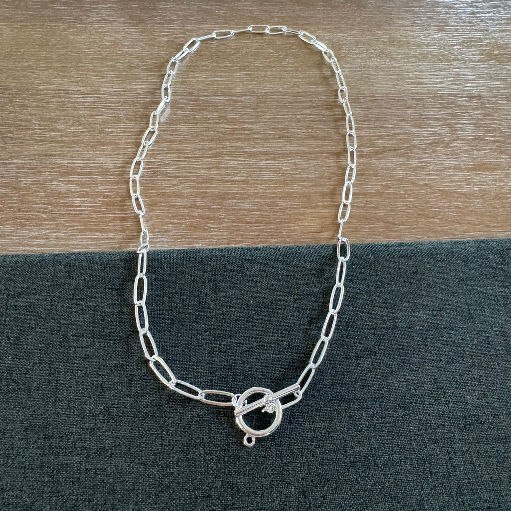 Hometown Palmer Necklace Silver
