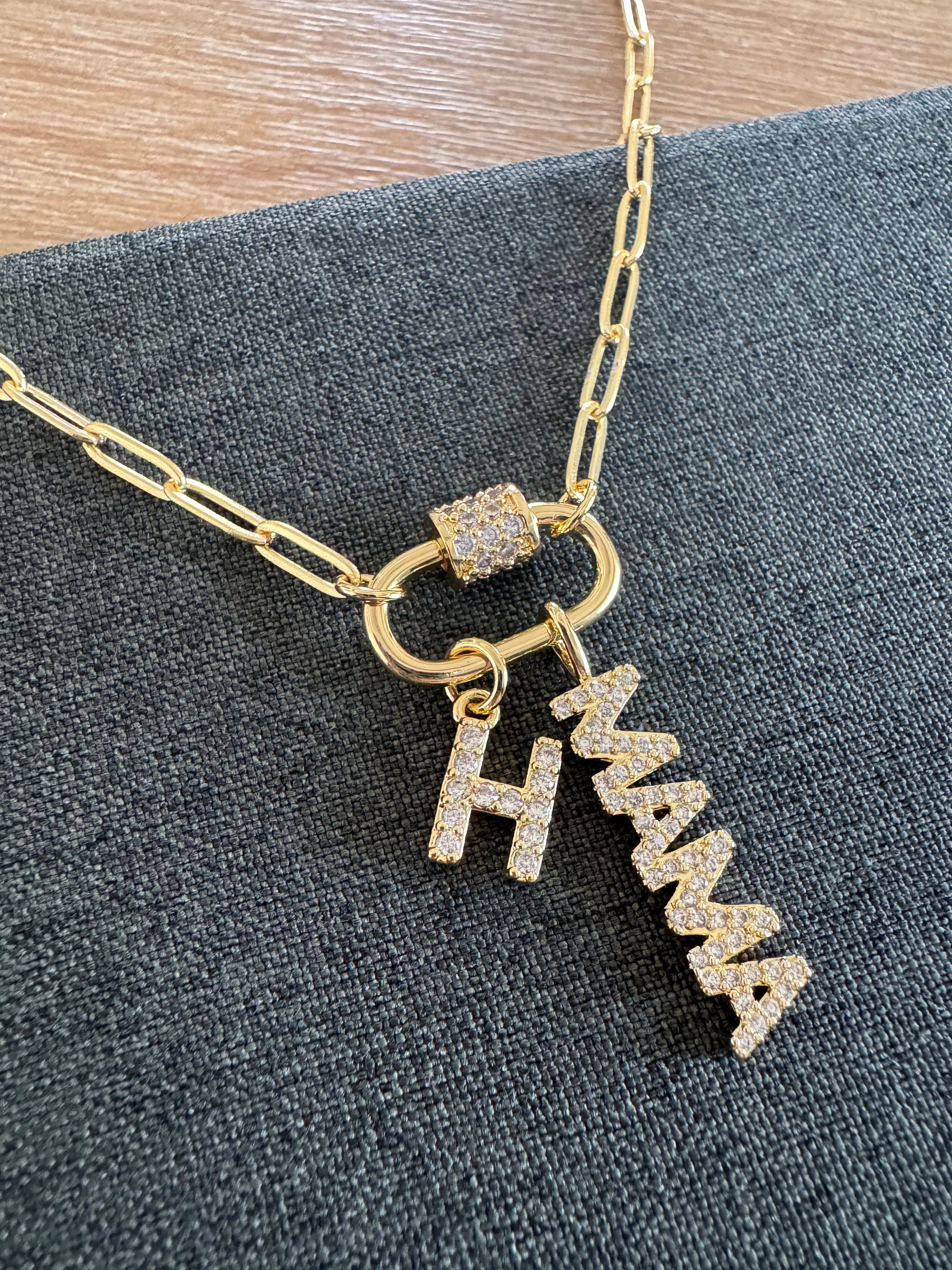 Mama Carabiner Necklace