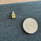 Frame Stone Charm yellow