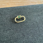 Small Carabiner Green