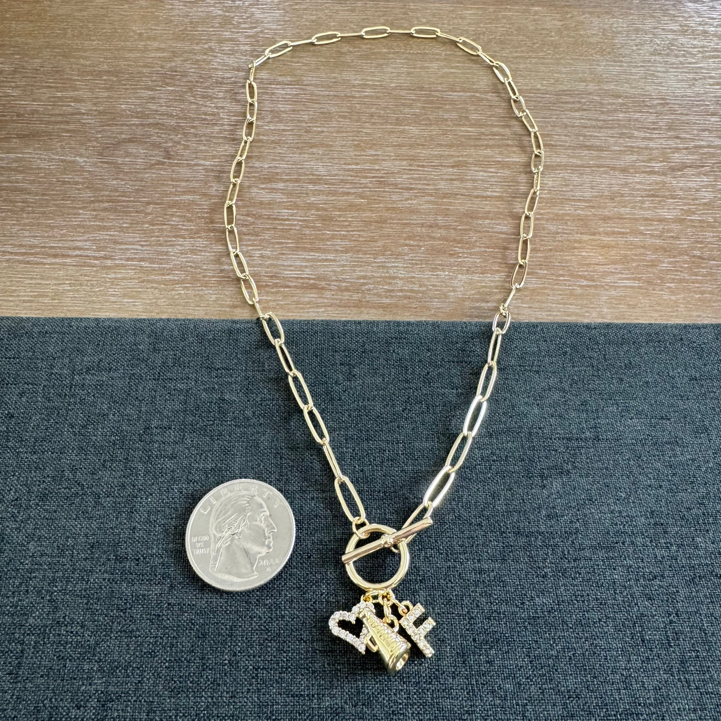 Cheerleader Charm Necklace