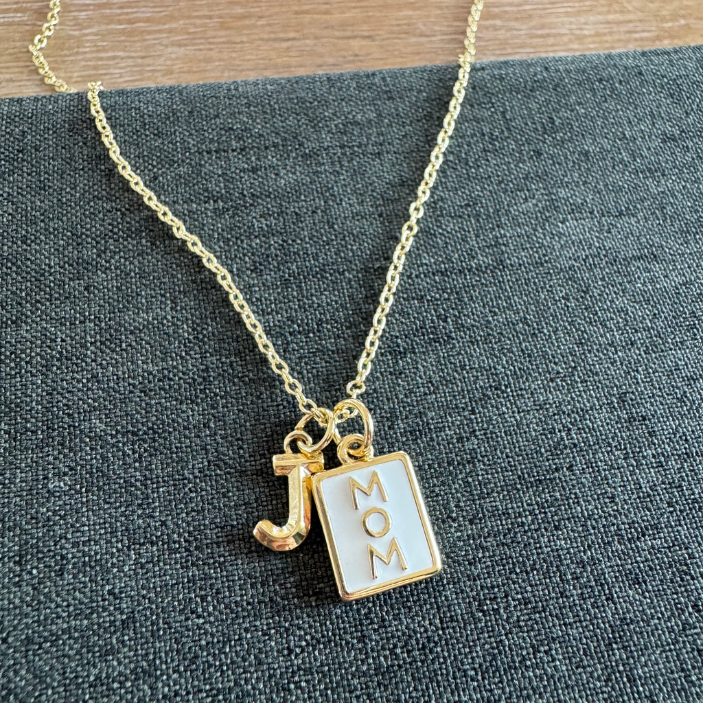 Casen Mom Letter Necklace