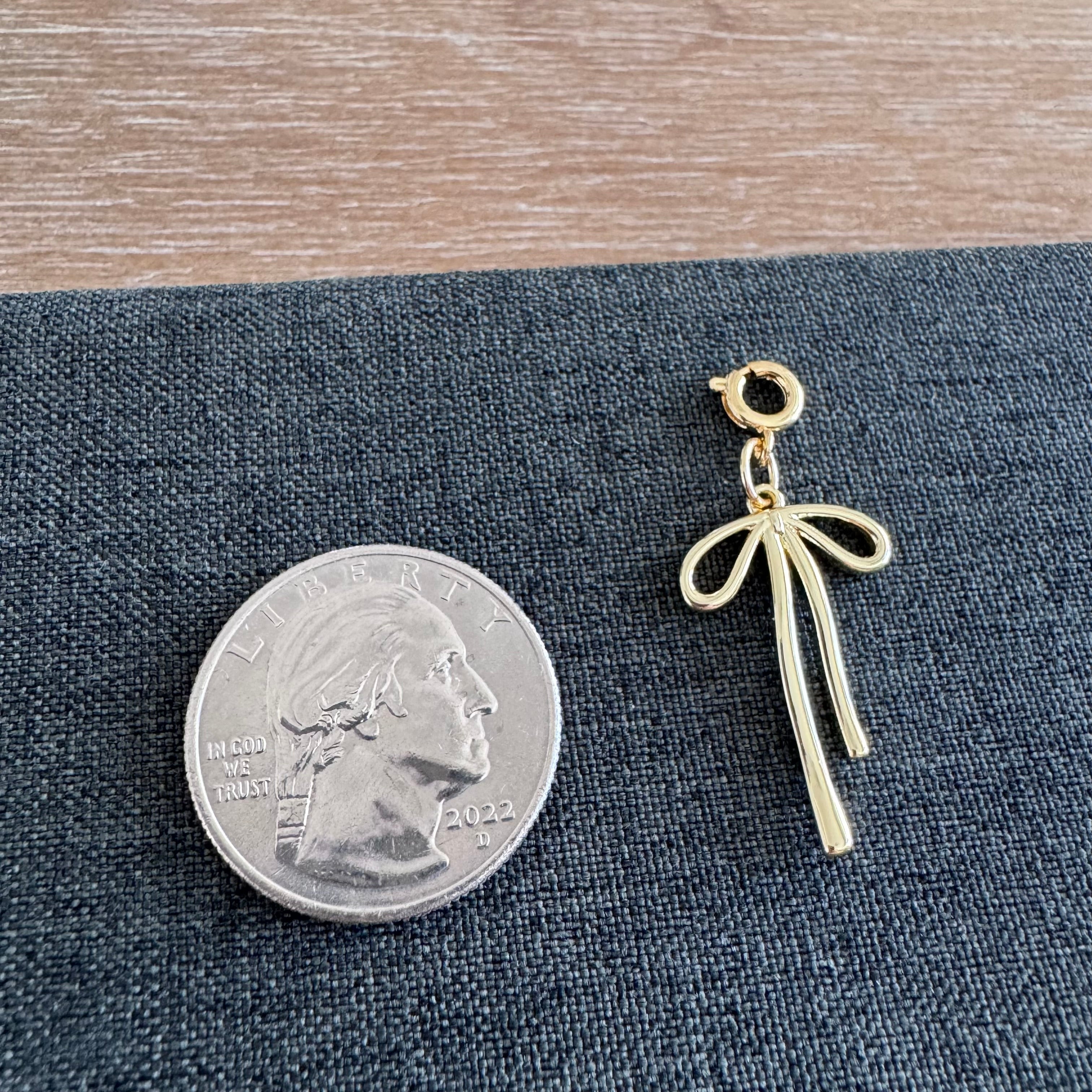 Brooke Bow Charm with clasp