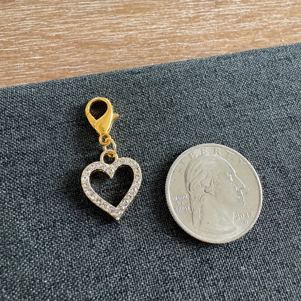 Holder Heart Shoe Charm