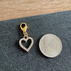 Holder Heart Shoe Charm