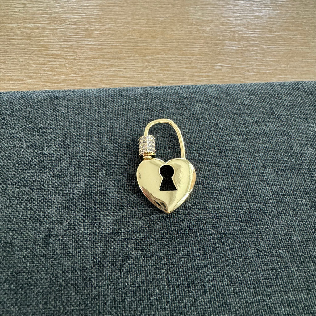 Henderson Heart Lock Charm