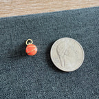 Basketball Round Charm