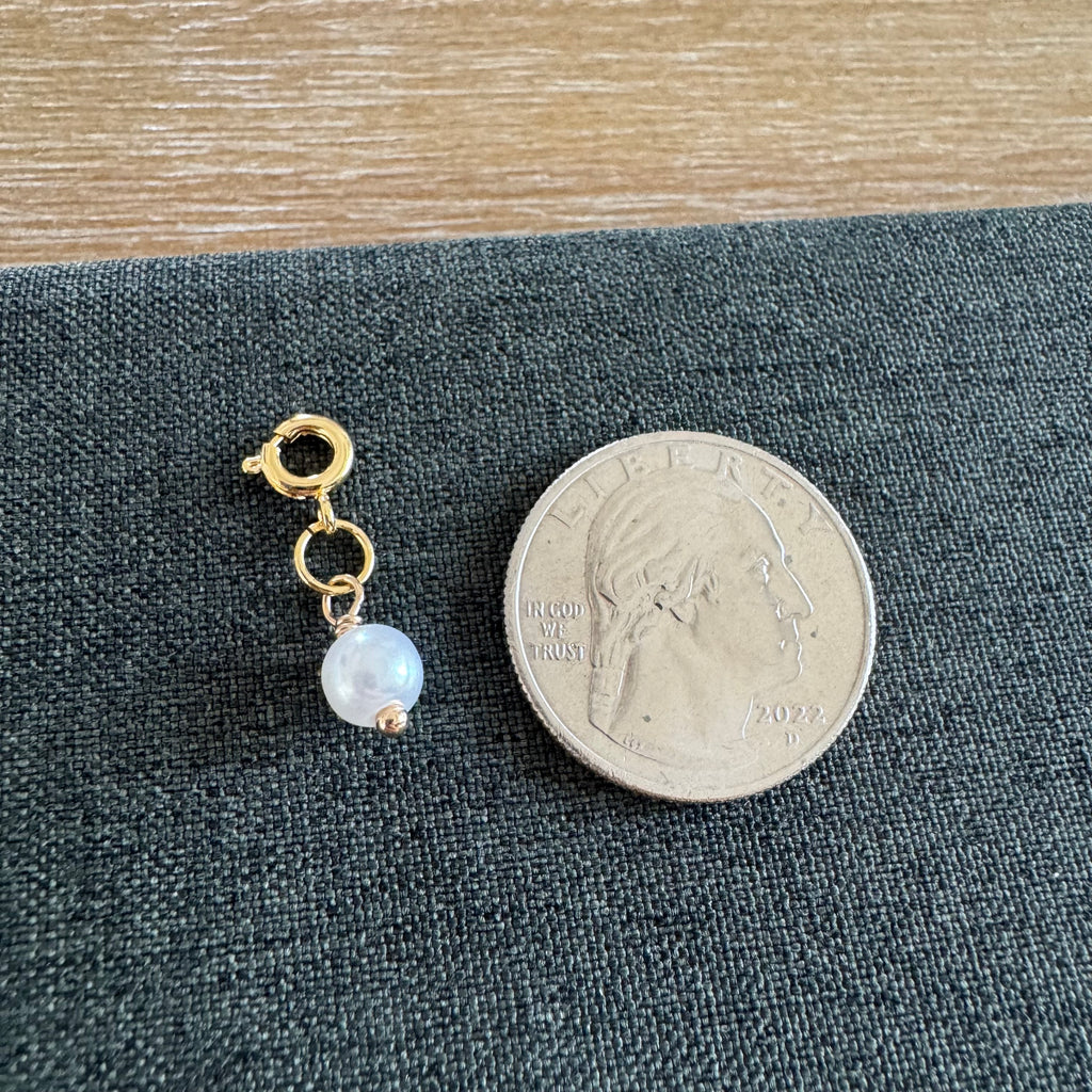 Penelope Pearl Charm with clasp