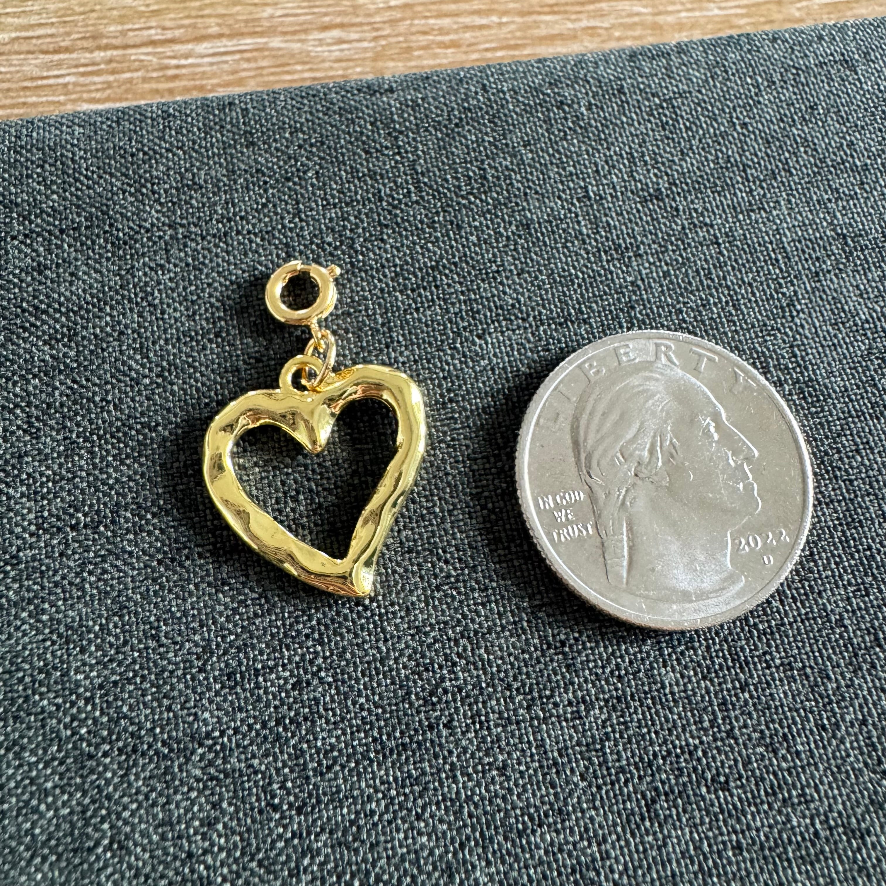 Haven Heart Charm with clasp