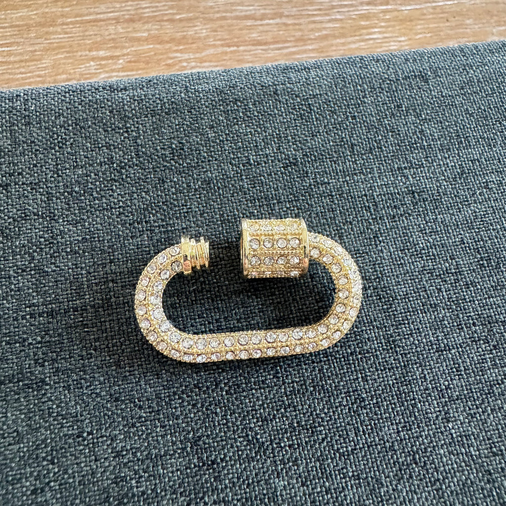 Rhinestone Carabiner