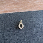 Rhinestone Letter Charm