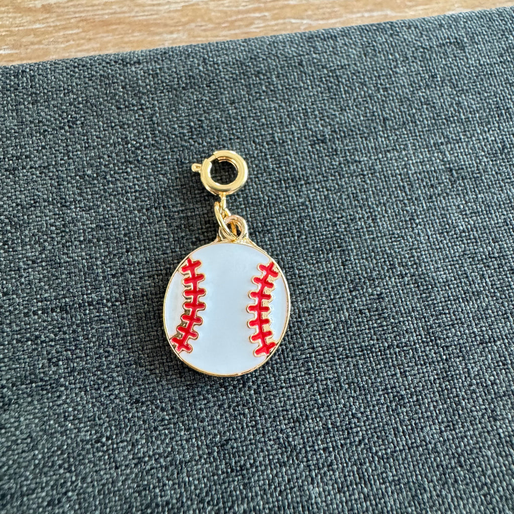 Baseball Charm with clasp