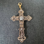 Cross Shoe Bag Charm with clasp