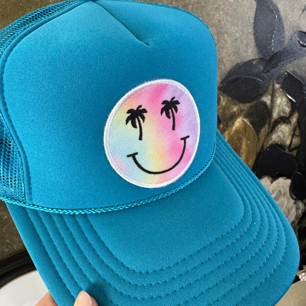 Palm Smiley Face Hat