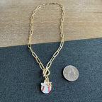 Baseball Star Layered Necklace