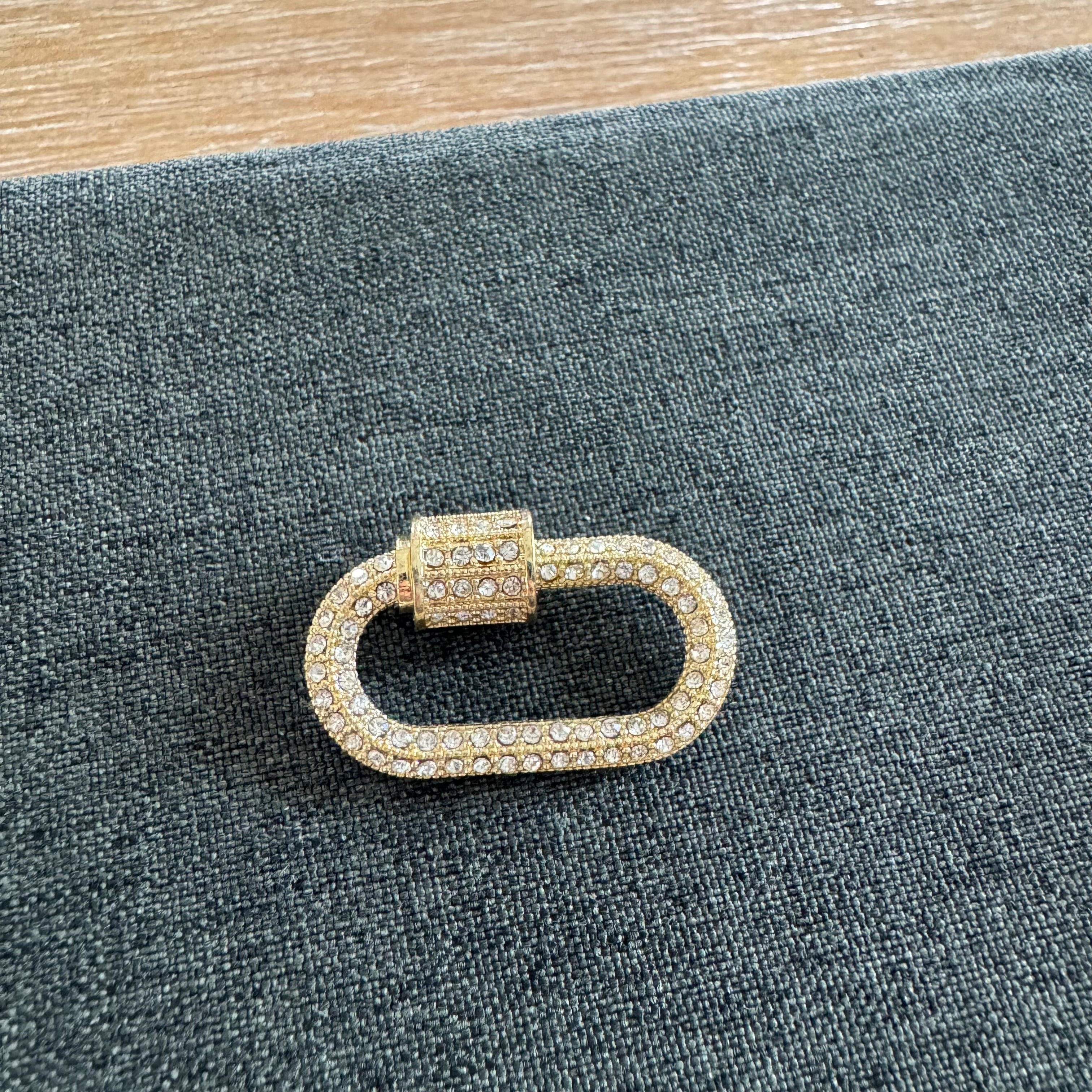 Rhinestone Carabiner