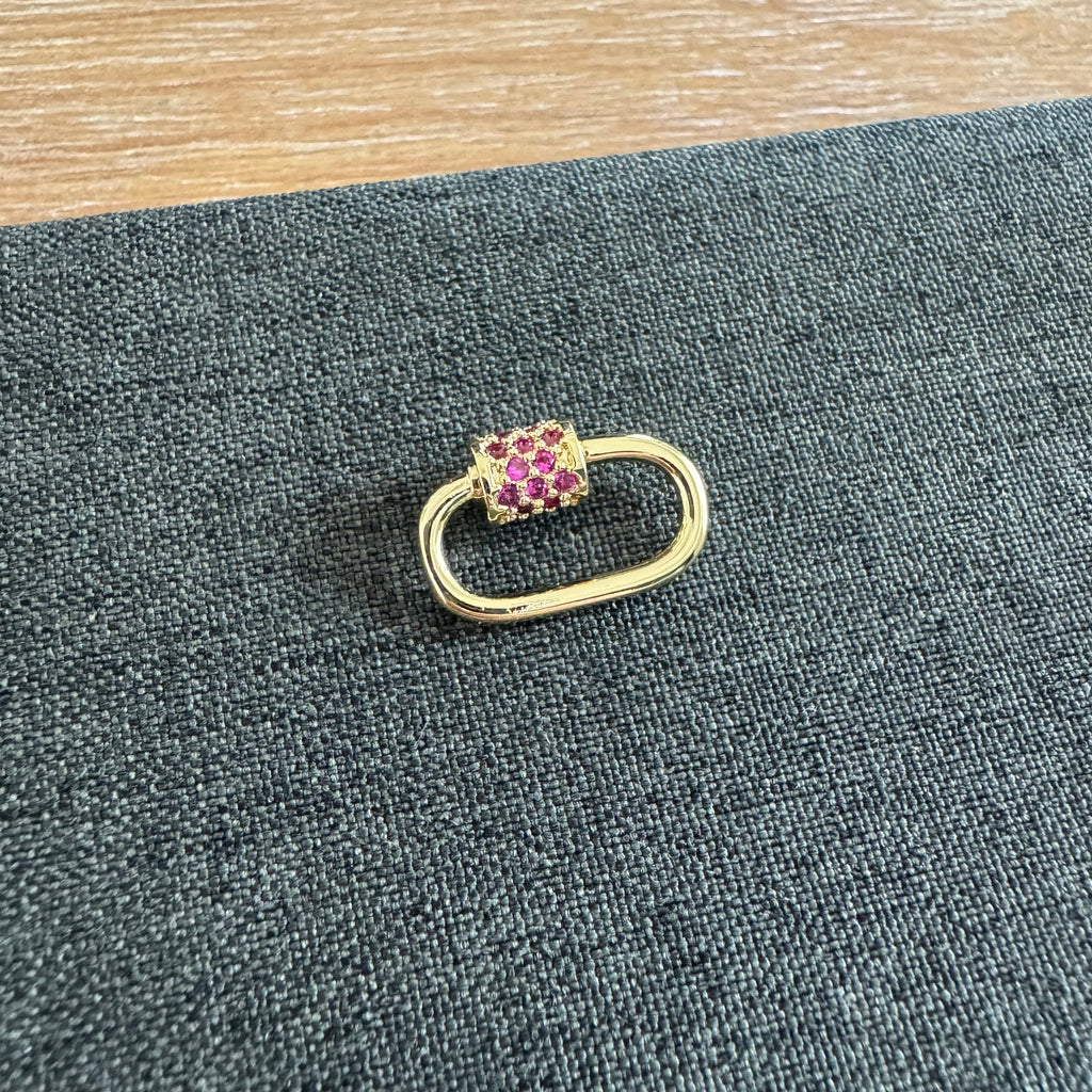 Small Carabiner Plum