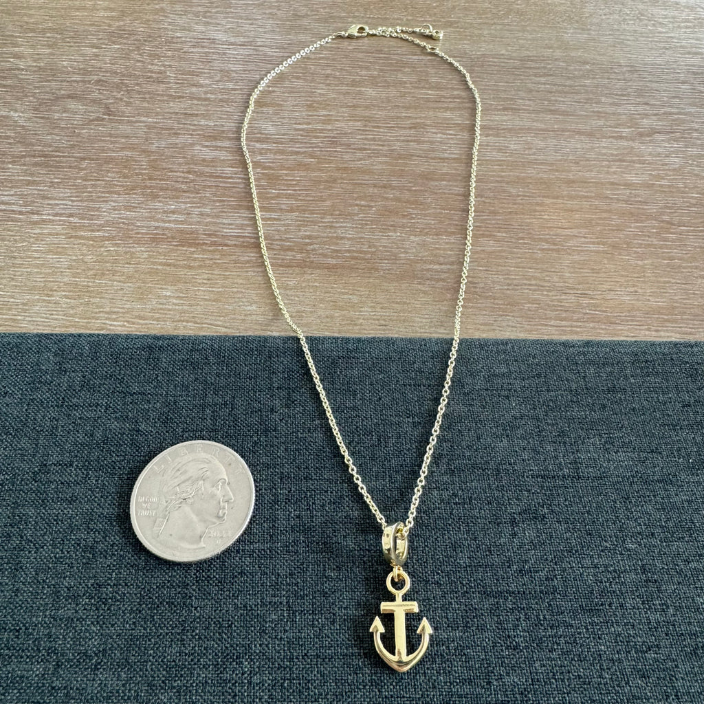 Anchor Charm Necklace