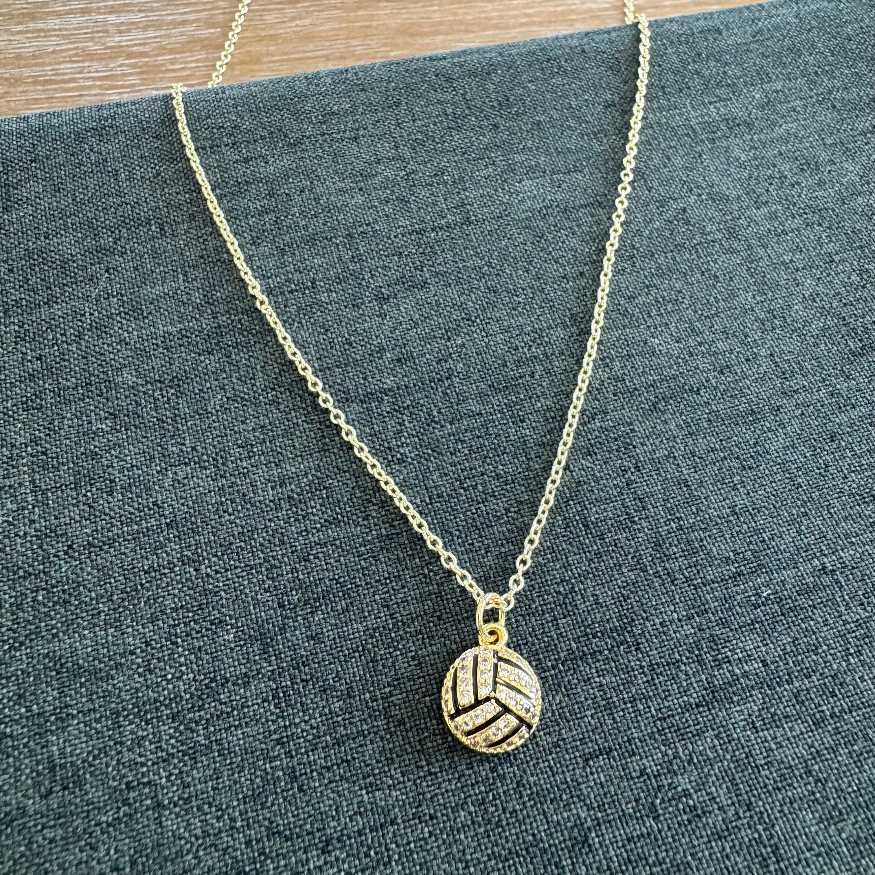Volleyball Charm Necklace