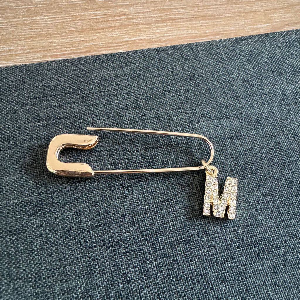 Stone Initial Pin