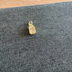 Frame Stone Charm yellow