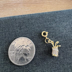 Golf Bag Charm with clasp