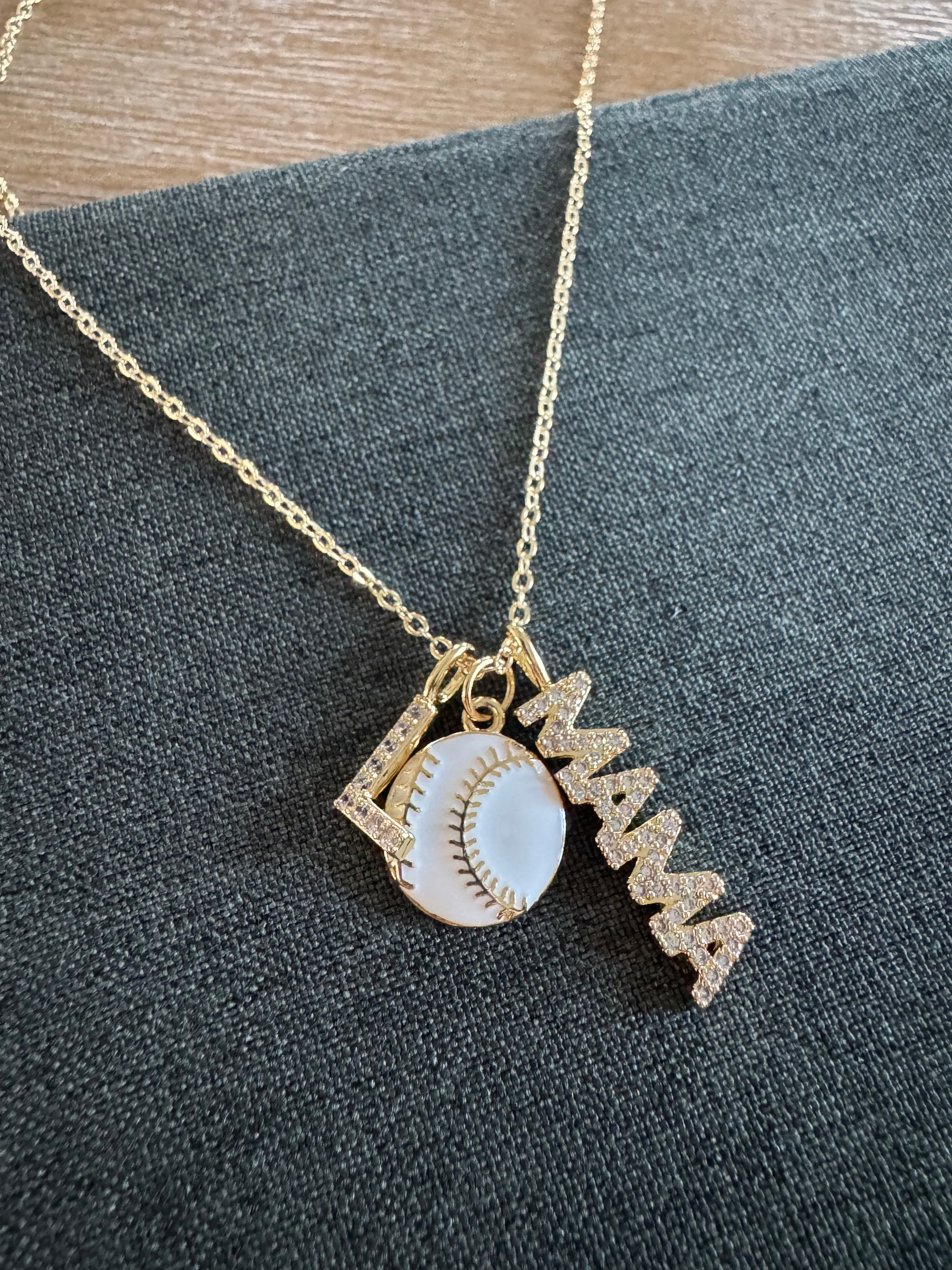 Baseball Mama Necklace