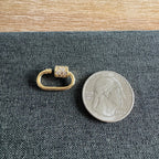 Small Carabiner Clear