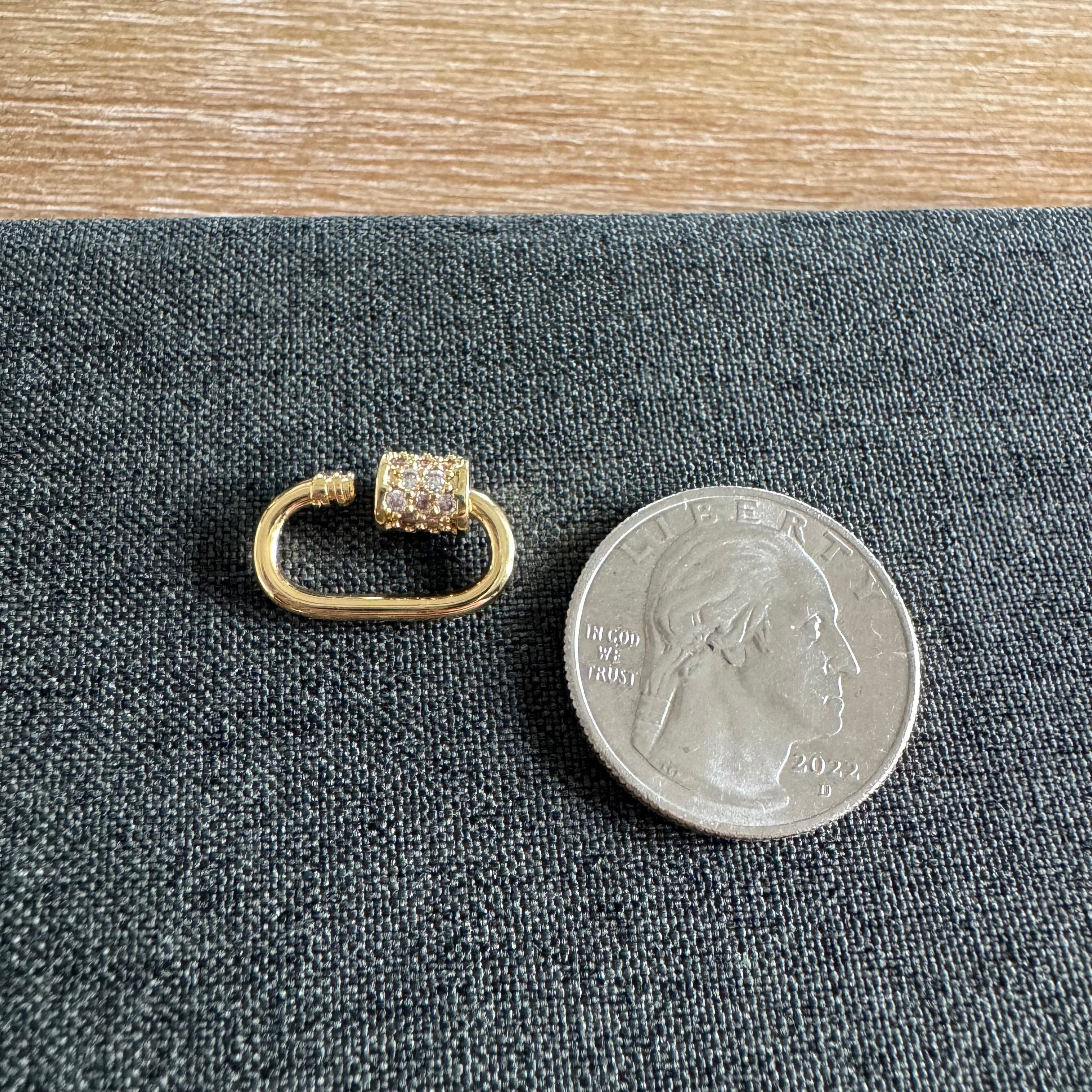 Small Carabiner Clear