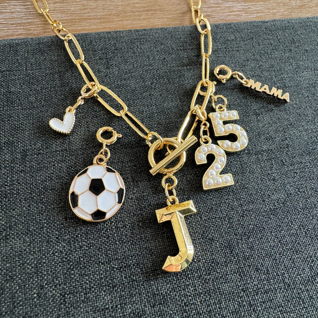 Soccer Mama Number Necklace