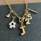 Soccer Mama Number Necklace