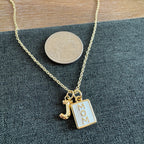 Casen Mom Letter Necklace