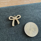 Rhinestone Bow Charm