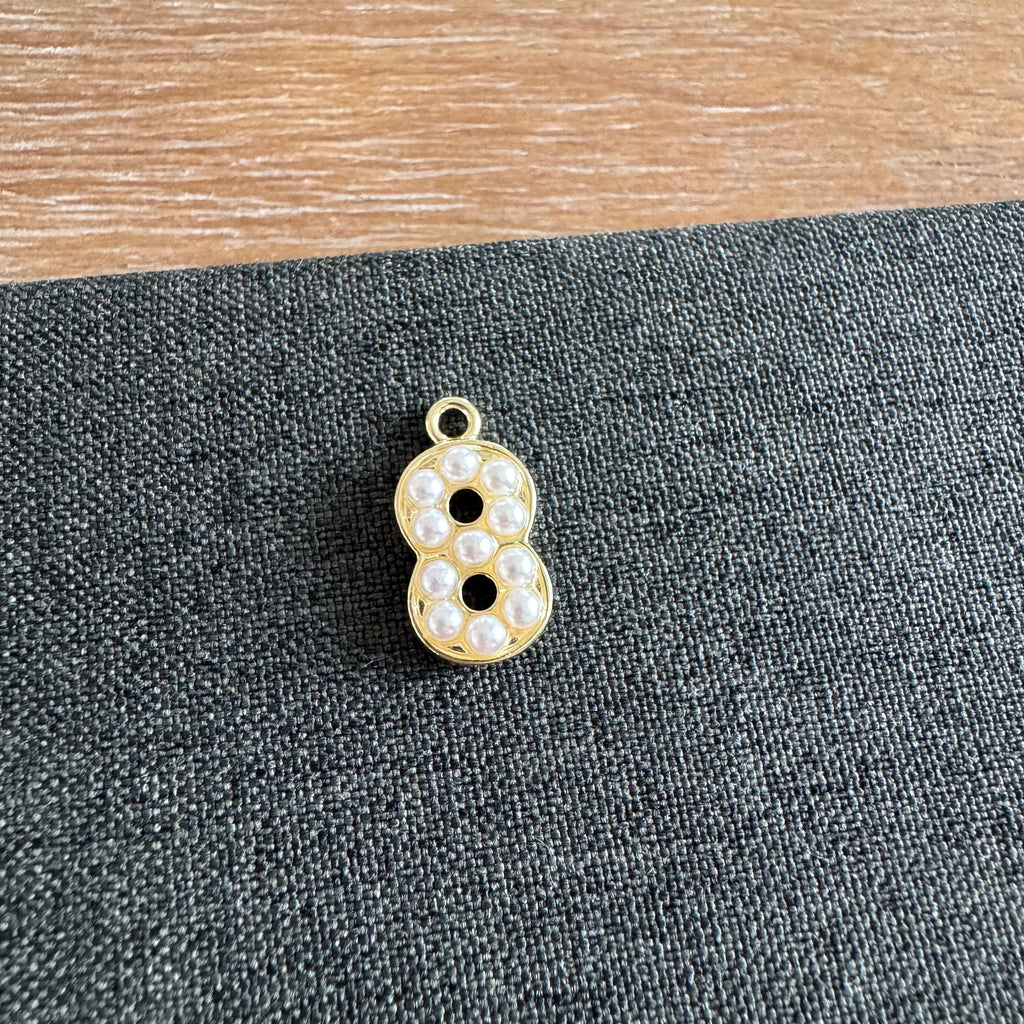 Number Charm Pearl