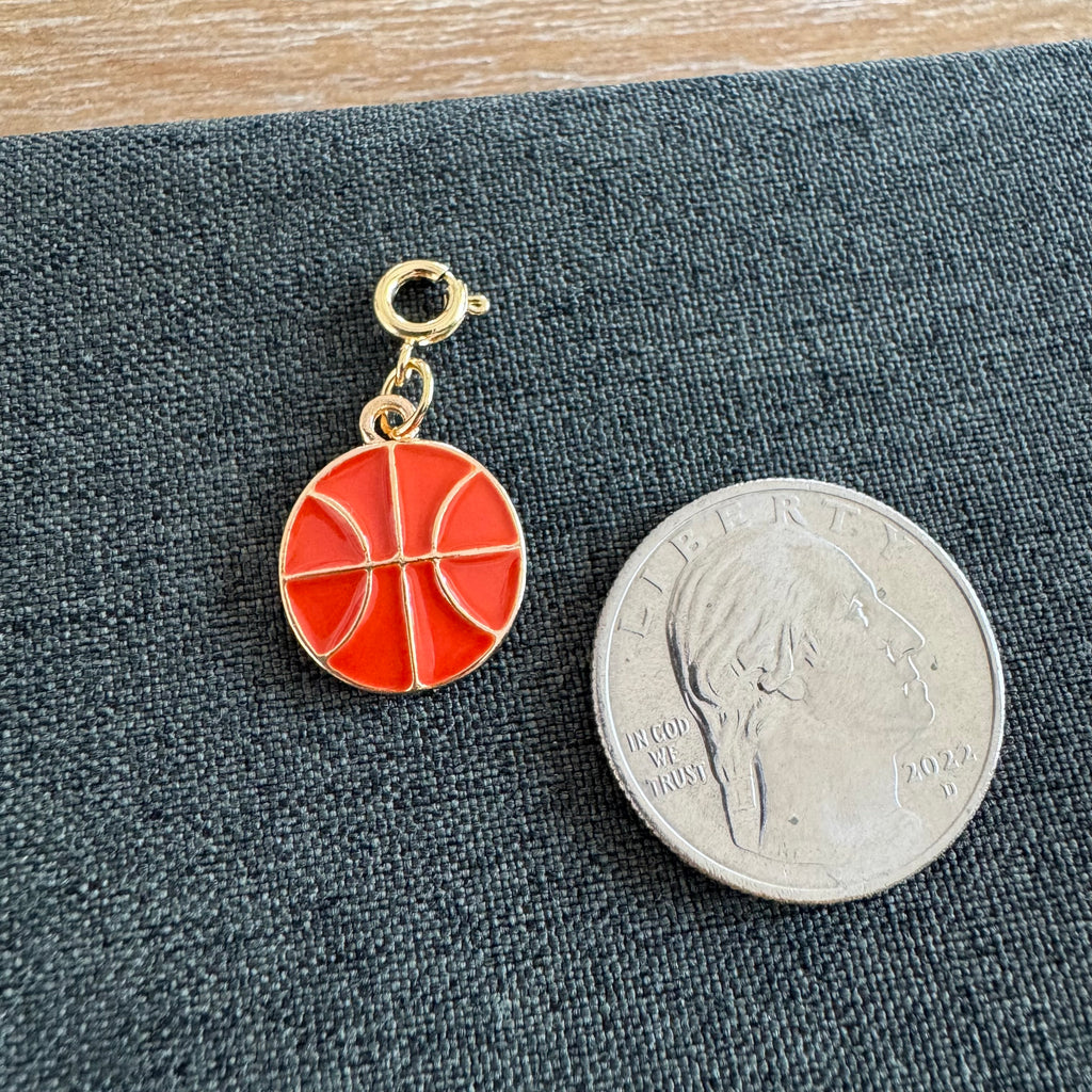 Basketball Charm with clasp