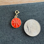 Basketball Charm with clasp