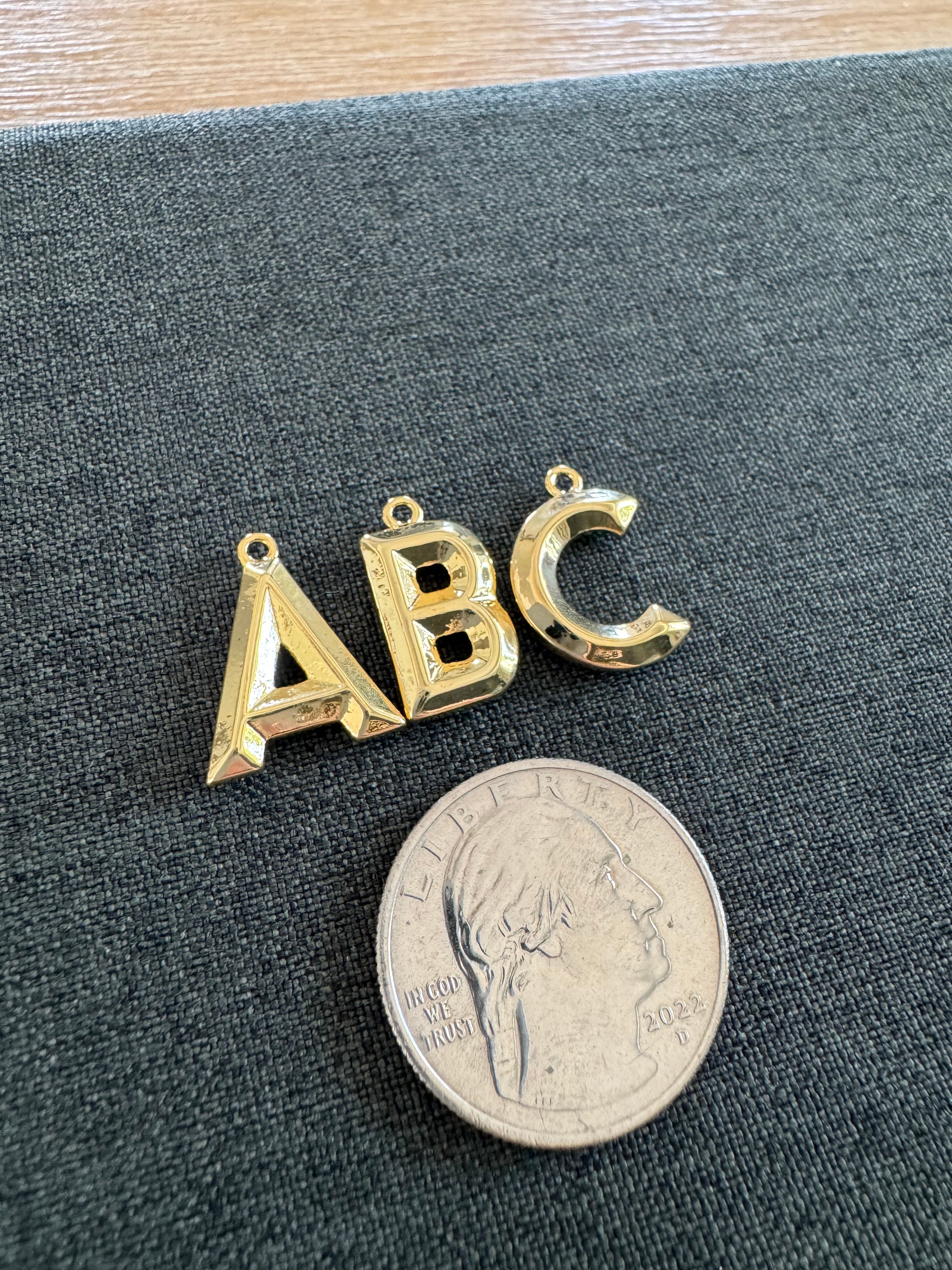 Capital Letter Charm