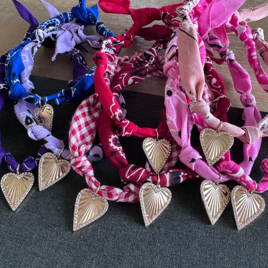 Henderson Heart Bandana Necklace