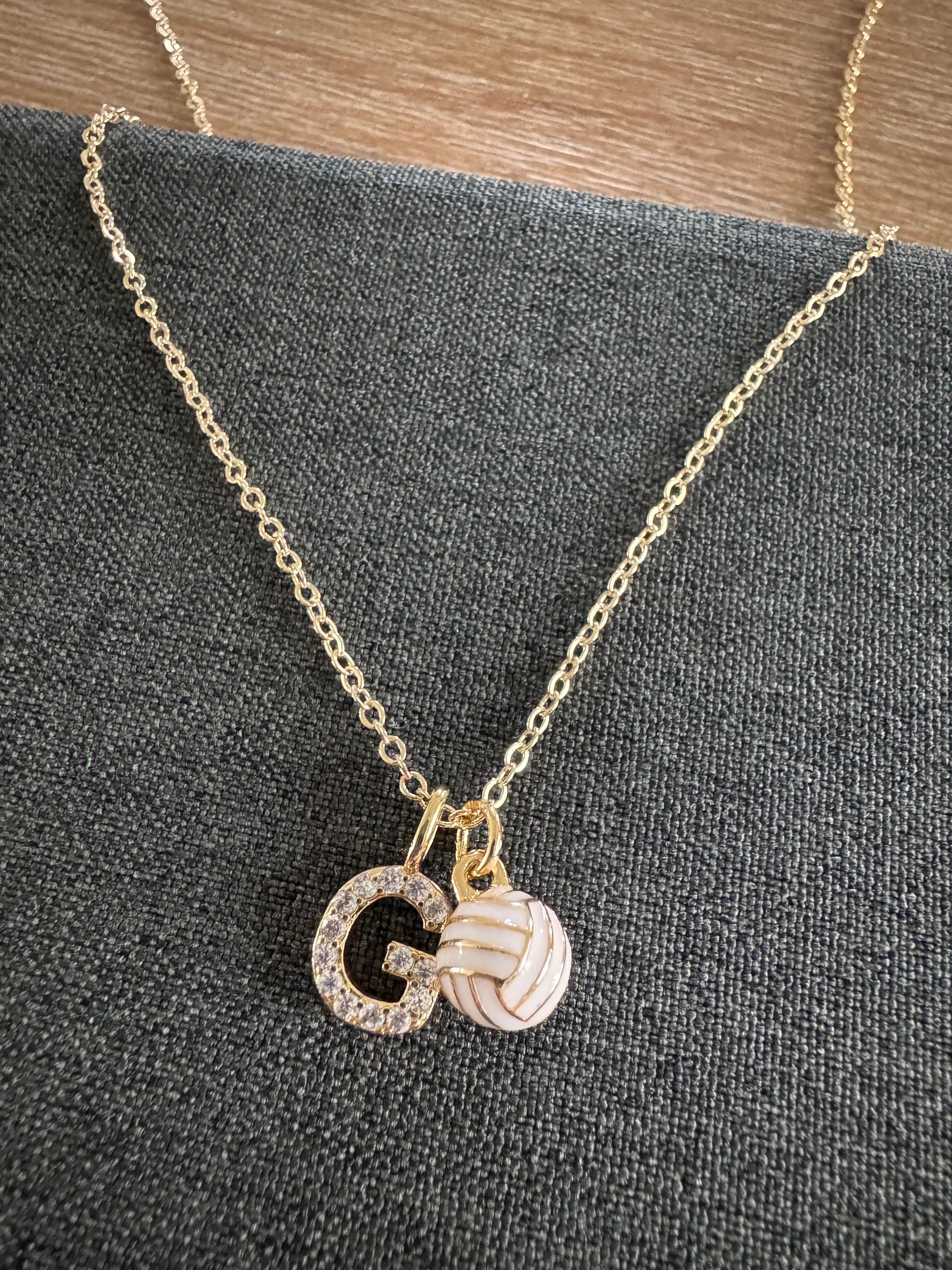 Volleyball Necklace