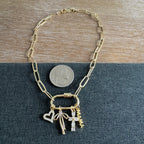 Chisholm Carabiner Mama Charm Necklace