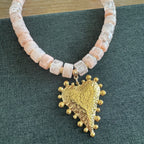 Harlee Heart Necklace pink