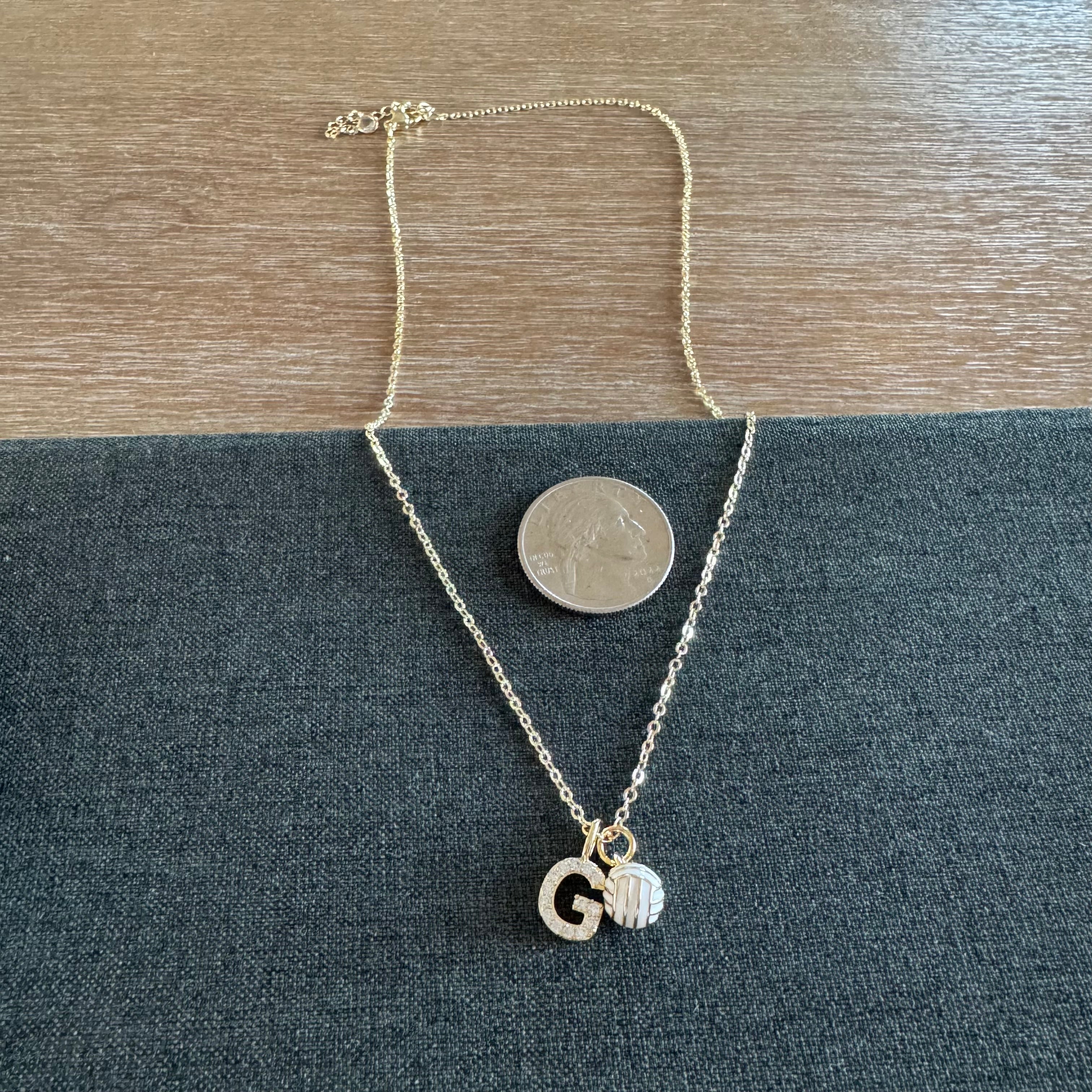 Volleyball Necklace