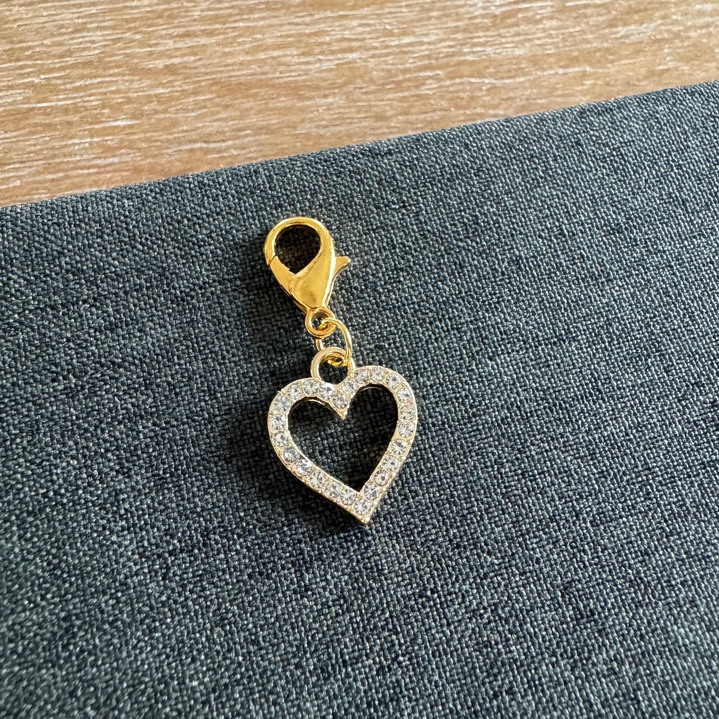 Holder Heart Shoe Charm