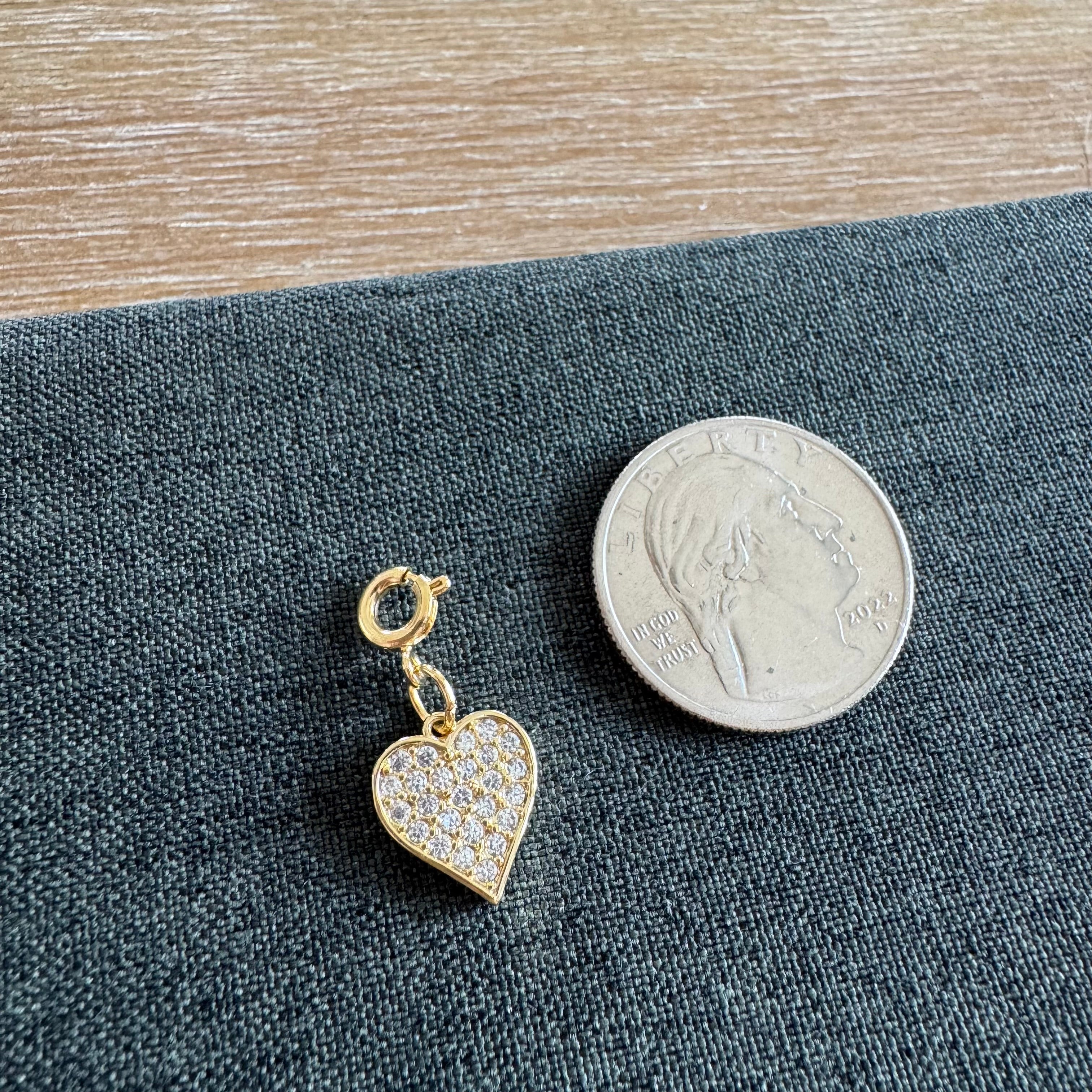 Harlow Heart Charm with clasp