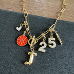 Basketball Mama Number Necklace