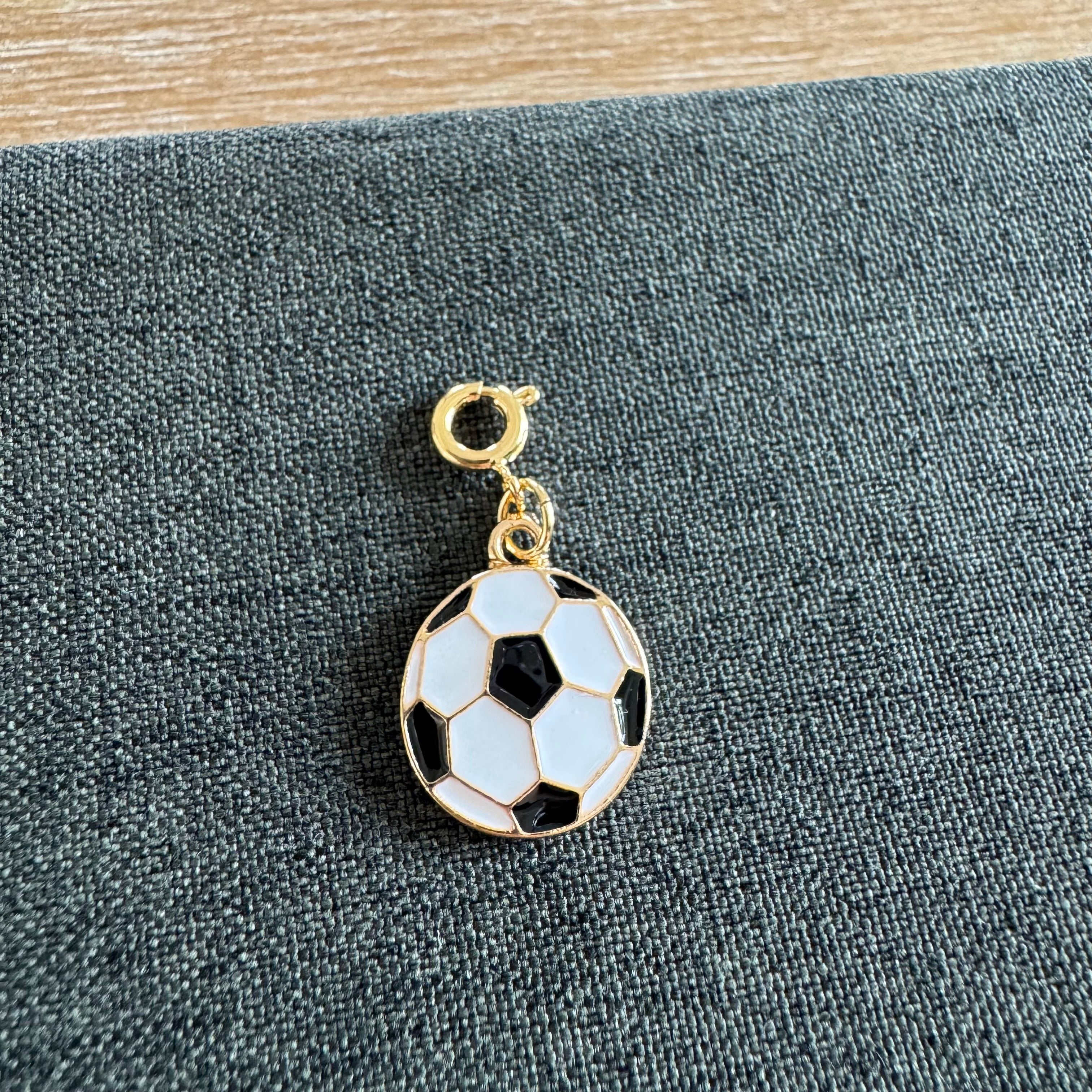 Soccer Charm with Clasp
