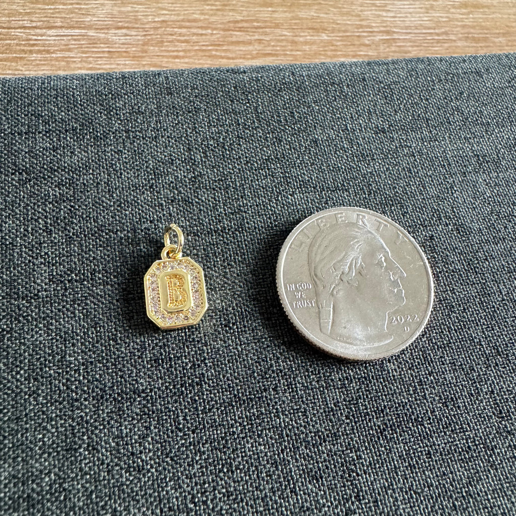 Letter Charm Tag