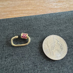 Small Carabiner Plum